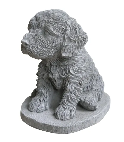 Product image 4 of the product “Aiden - Seated Dog, 16cm H | cast stone ”